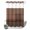 Bronze, Brown, Black, variant on No Hook Shower Curtain, Brown Metal Hole Shower Curtains for Bathroom with See Through Top Window, Copper Net Eye Hole Pattern Waterproof & Washable Bath Curtain Extra Long 72"x84"