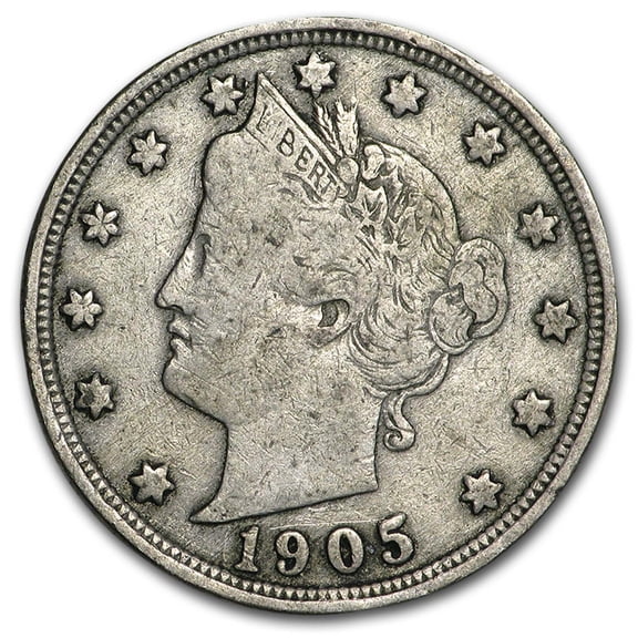1905 Liberty Head V Nickel Fine