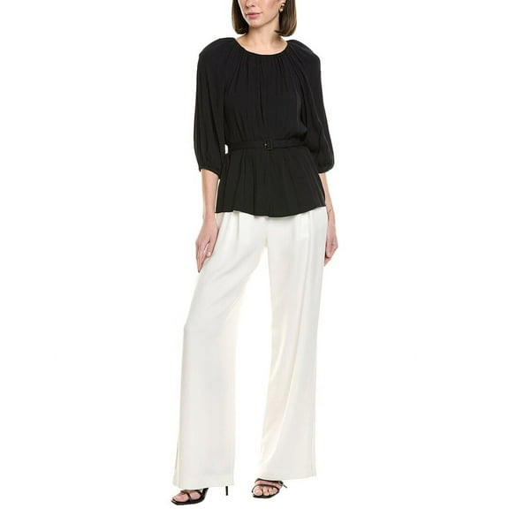 STAUD womens The Arlo Top, s, Black