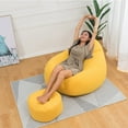 thumbnail image 4 of DODOING Stuffed Storage Bean Bag Chair Cover (No Filler) Extra Large Beanbag Cover Stuffed Animal Storage or Memory Foam Soft Premium Corduroy Covers 8 Colors for Kids and Adults, 4 of 4