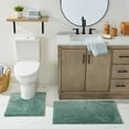 thumbnail image 3 of Better Homes & Gardens Ultra Soft Polyester Contour Bath Rug, 20" x 24", Green River, 3 of 7
