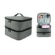 thumbnail image 5 of Bolsa de Almacenamiento de esmalte de uñas shamjiam doble capa capacidad para 30 de uñas Gris, 5 of 9