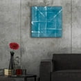 thumbnail image 5 of Epic Art 'Blue Diamonds' by Yass Naffas Designs, Acrylic Glass Wall Art, 24"x24", 5 of 8