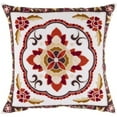 thumbnail image 2 of Surya Surya Pillows Area Rug FF025 Ivory Bordered Flower 18" x 18" Square, 2 of 2