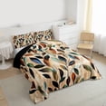 thumbnail image 3 of Castle Fairy Botanical Tree Leaves Bedding Comforter Set 2pcs for Female Men Women,Abstract Vintage Twin Comforter Sets Microfiber,Ombre Retro Plants Breathable Bedding Set,Super Cozy Room Decor, 3 of 8