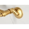 thumbnail image 4 of Kingston Brass KS312SB Kingston Double-Handle Wall Mount Bar Faucet, Brushed Brass, 4 of 7