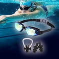 thumbnail image 1 of Gafas de natación para mujeres, hombres, adultos, sin fugas, cómodas gafas de natación Negro Sharpla gafas de natación, 1 of 8