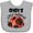 AC-Heather Grey, variant on Inktastic Gigi's Little Ladybug Boys or Girls Baby Bib