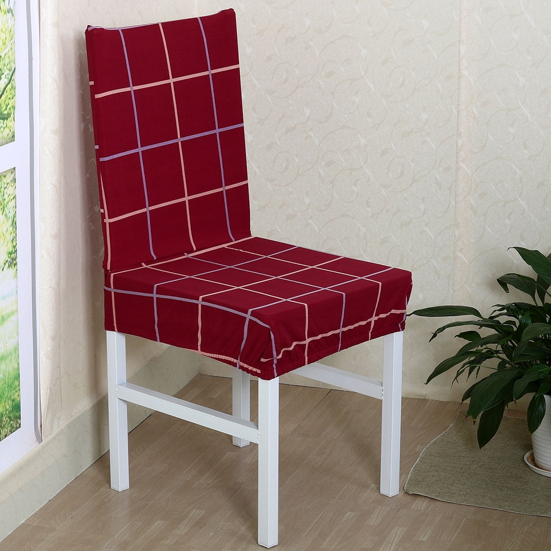 Removable Stretch Home Dining Chair Cover Seat Protector Slipcover for