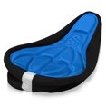 thumbnail image 3 of Cojín para bicicleta de montaña, piñón fijo, cojín grande grueso, cojín de algodón, almohadilla de absorción, accesorios para bicicleta, color azul Yuarrent VI001673-02, 3 of 6