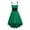 Green, variant on Elegant Off Shoulder Women Party Dress with Lace Up Detail and Asymmetrical High Low Hemline for Festive Holiday Occasions Black XXL