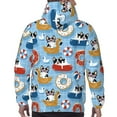 thumbnail image 7 of Sikiie Dogs With Pool Floats Men's Hoodie, Essentials Hoodie, Sweatshirt, Pullover Hooded Sweatshirt for Men-Small, 7 of 7