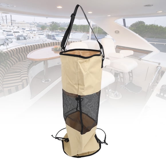 Contenedor de Basura para Barcos, Reutilizable, Multiusos, De Gran Capacidad, Lavable, A Prueba de Fugas, Bolsas de Basura para Exteriores con Cordón para exteriores Junto