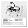 thumbnail image 2 of Cabbing Machine 6" 2 1800rpm Efficient Lapidary Rock Grinder, Polisher With Lamp & Water Pump For Jade Stone ,Powerhouse Performance, 2 of 7