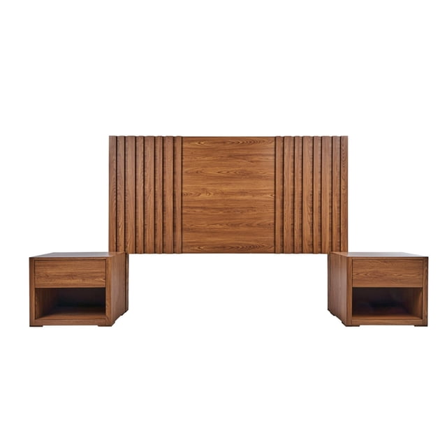 Recamara KS 3 Piezas Vanessa Nogal - Kessa Muebles