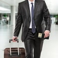 RFID Anti-Theft Brush Multifunctional Men And Women Travel Wallet Ticket Holder Passport Bag - Passport Bag And Passport Package Price