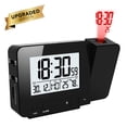 thumbnail image 4 of Reloj Con Proyector De Pantalla Led Con Luz De Fondo Reloj Despertador Giratorio Alimentado Por Batería Para La Decoración Del Dormitorio Del Hogar Advancent HA025913-01, 4 of 5