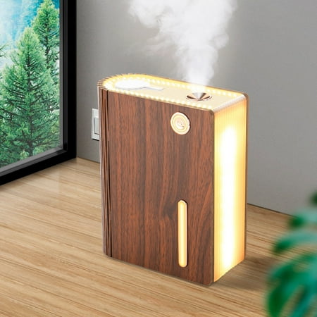 

PNNJI 2024 New - New Wooden Book Lamp Humidifier USB Charging Night Book Lamp Atomizer Gift Lamp - Back to College Clearance (T)