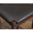 thumbnail image 3 of Hampton Three-Piece Faux Marble Tavern Set, Espresso, 3 of 9