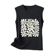 thumbnail image 5 of Summer Tank Top for Women Floral Graphic Swing Flowy Camisold Sleeveless Shirts Loose Fit Going Out Cute Tops, 5 of 6