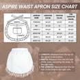 thumbnail image 2 of Aspire Lace Half Apron with Pocket for Women, Christmas Cotton Cooking Apron Perfect for Cafe, 2 of 5