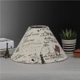 thumbnail image 2 of letairis Linen Lampshade E27 Chandelier Decorative Cover Table Navy Style Cloth, 2 of 6