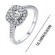 thumbnail image 1 of Ganfancp Brillante Rhinestone Simulación Aleación Joyería Accesorios Regalo Personalizado Señoras Cumpleaños Día de San Valentín Aniversario Artículos En Liquidación 1X Anillo, 1 of 1