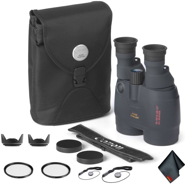 Canon 18x50 Image Stabilization All Weather Binoculars Starter Bundle Walmart Com Walmart Com