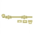 thumbnail image 2 of Deltana 12SB3 12" Surface Bolt; Heavy Duty; Bright Brass Finish, 2 of 3