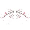 thumbnail image 2 of Pegatina de pared de flor de ciruelo Wosthever Tipo izquierdo, 2 of 6