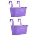 thumbnail image 1 of Hanging Flower Pots Hooks 2PCS Garden Tool Metal Iron For Railing Fence Home Decor Detachable Balcony Plant Holder, 1 of 23