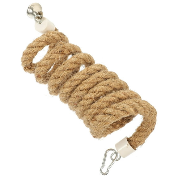 IBASETOY Bird Rope Large Parrot Khaki Cotton Thread 1Pack