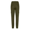 thumbnail image 5 of qolati Cargo Pants for Men Casual Joggers Athletic Tapered Pants Twill Drawstring Straight Hiking Workout Sweatpants with Pockets, 5 of 6