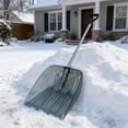thumbnail image 4 of Stijggn Heavy Duty Snow Shovel Galvanized Steel Blade Heavy-Duty Snow Pusher for Home Garage Driveway Snow Removal, 4 of 6