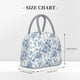 thumbnail image 2 of Balery Rose Flowers Bolsa de Almuerzo para Mujeres, Caja de Almuerzo, Bolsa de Almuerzo Pequeña Impermeable, Tote de Almuerzo Reutilizable con Gran Capacidad, 2 of 6
