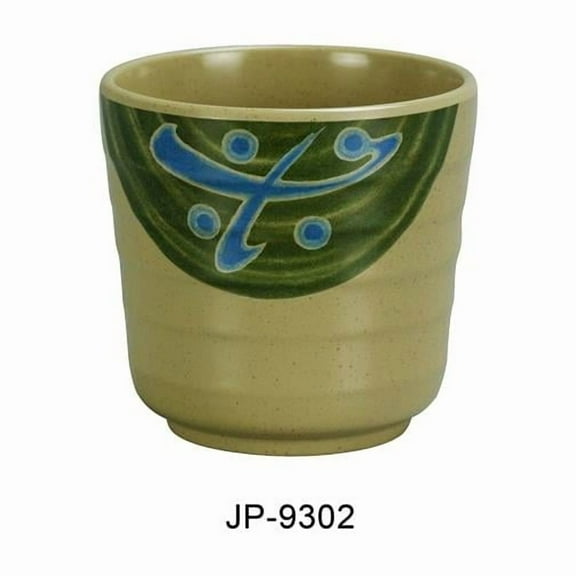 Yanco JP-9302 3.25 in. 8 oz Japanese Tea Cup - Melamine, Multi Color - Pack of 48