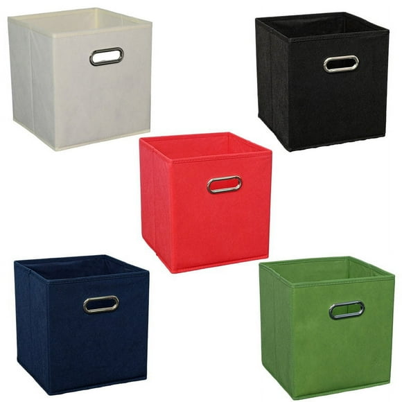 Box Clothing Finishing Box Storage Box Single Metal Buckle Handle Without Cover Foldable Storage Box 5-Piece Set