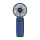 thumbnail image 2 of Ventilador portátil plegable de mano con velocidad ajustable, diseño compacto de plástico, para colgar al cuello y uso al aire libre, azul o blanco, 19 x 8 x 4 cm, 2 of 6