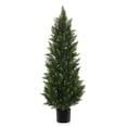 thumbnail image 4 of OLIVIVI Artificial Cedar Tree 3FT Tall Faux Silk Plant for Home Office Decor Indoor Outdoor Fake Lifelike Potted Tree with Wood Branches 1 pack, 4 of 11