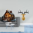 thumbnail image 2 of Adorno De Cabeza De Ciervo Acrílico, Decoración De Mesa Independiente, Escultura De Resina, Obra De Arte Bohemia, Montaje En Pared, Coleccionable Para Fiesta, Hogar, Dormitorio, Festival, 2 of 8
