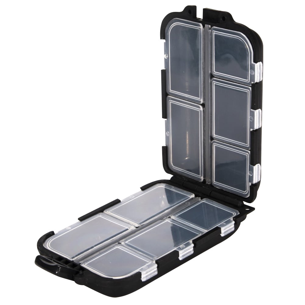 Fishing Tackle Box Lure Bait Hook Storage Compartment Case Waterproof Adjustable 