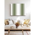 thumbnail image 6 of White Seaweed Green Gradient Canvas Print Wall Art Simple Pattern Pictures Painting Morden Artwork for Living Room Bedroom, Ready to Hang - 12"x16", 6 of 9
