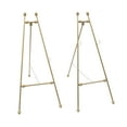 thumbnail image 2 of Miumaeov 2pcs Adjustable Wedding Easel Stand Poster Display Stand Metal Floor Mount Art Exhibitions Easel Stand Adjustable with Hook, 2 of 12