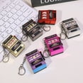 thumbnail image 3 of Fruit Slot Machine Keychain Lucky Jackpot Retro Toy Coin Operated Games Gambling Machine Stress Reliever For Kids Adult Gift, 3 of 6
