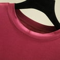 thumbnail image 5 of Tank Tops for Women under $5 Sleeveless Round Neck Solid Color Pullover Tank Wine L, 5 of 6