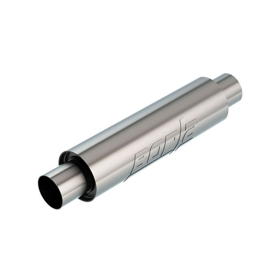 Borla 401383 XR-1 Multicore Racing Muffler; Round; 2.5 Center Inlet/Outlet; 14 in. Long Body; T-304 Stainless Steel;