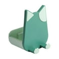 thumbnail image 1 of Wall Mounted Pot Lid Holder Kitchen Organizer Heavy Duty Tableware Stand Shelf Organization Kitchenware Storage Rack Green, 1 of 9