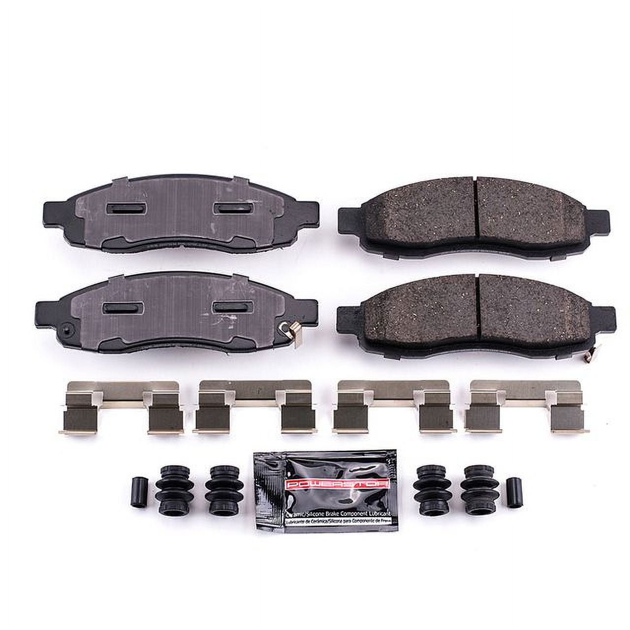 Powerstop Z23-1015 PSBZ23-1015 FRONT Z23 EVOLUTION SPORT CARBON FIBER INFUSED CERAMIC BRAKE PADS