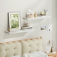 thumbnail image 6 of Fairy 2pcs Floating Shelves for Wall, 22.5in Bathroom Kitchen Shelves for Farmhouse Decor, White, 6 of 8