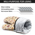 thumbnail image 7 of Cute Oven Mitts,Fall Leaves Oven Mitt 2-Pack Set,Kitchen Gloves for Oven,Heat Resistant Oven Mitts 7.7"x12", 7 of 7